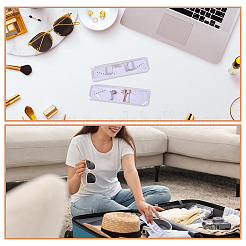 8Pcs PVC Tangled Necklace Display Cards&nbsp;NDIS-NB0001-10