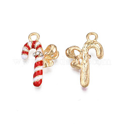 Rack Plating Alloy Enamel Pendants&nbsp;ENAM-N055-151B