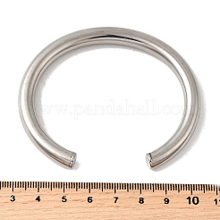 304 Stainless Steel Cuff Bangles for Men Women&nbsp;LS-BJEW-Q042-06P