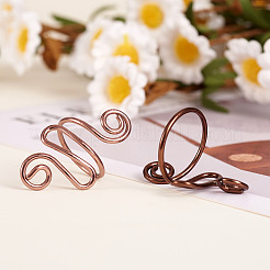 2Pcs 2 Colors Iron Yarn Guide Finger Holders&nbsp;DIY-TA0011-15