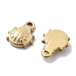 PVD Vacuum Plating 304 Stainless Steel Charms&nbsp;STAS-R130-15G