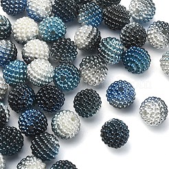 50Pcs Imitation Pearl Acrylic Beads&nbsp;OACR-YW0001-11J