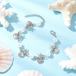 Ocean Series Alloy Link Bracelets&nbsp;BJEW-JB11840