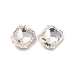 Glass Rhinestone Cabochons&nbsp;GGLA-P002-01B-07