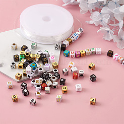 DIY Children's Day Gift Stretch Bracelets Kits&nbsp;DIY-CW0001-02