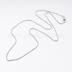 Brass Ball Chain Necklaces&nbsp;X-MAK-L009-06P