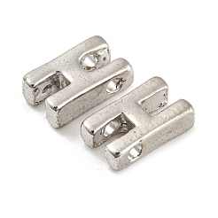 Platinum Plated Alloy Beads&nbsp;PALLOY-CJC0001-64P-H