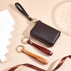 3Pcs 3 Colors Leather Keychains&nbsp;KEYC-WR0001-03
