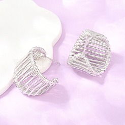 Brass Stud Earrings&nbsp;EJEW-P346-03P