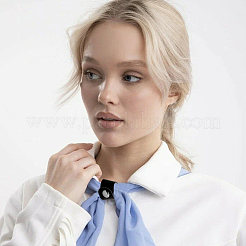 8Pcs Leather with Brass Scarf Buckle&nbsp;AJEW-CL0001-68