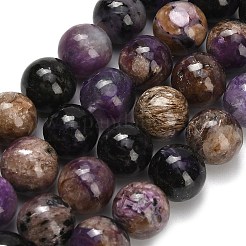 Natural Charoite Beads Strands&nbsp;G-G300-A01-10mm