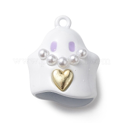 Halloween Spray Painted Alloy Pendants&nbsp;PALLOY-R139-02B-01