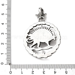 304 Stainless Steel Pendants&nbsp;STAS-C173-01AS