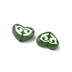 Dyed & Heated Baking Paint Glass Beads&nbsp;LAMP-D004-02F