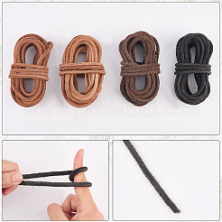 5M DIY Frosted Cowhide Leather Cord&nbsp;OCOR-GF0004-97D-01