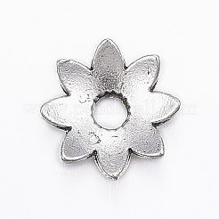 Tibetan Style Alloy Bead Caps&nbsp;LS-X-PALLOY-ZN64827-AS-RS