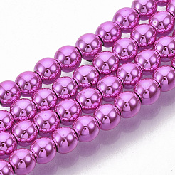 Electroplated Non-magnetic Synthetic Hematite Beads Strands&nbsp;G-S365-015D