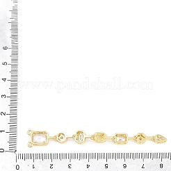Brass Micro Pave Cubic Zirconia Big Pendants&nbsp;KK-H268-01G