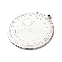 304 Stainless Steel Pendants&nbsp;STAS-C176-03P