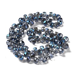 Full Rainbow Plated Electroplate Beads Strands&nbsp;EGLA-H104-09A-FR01