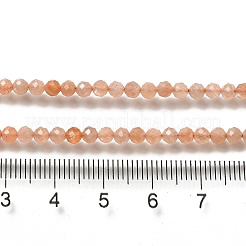 Natural Peach Moonstone Beads Strands&nbsp;G-J400-E16-02-3MM-01