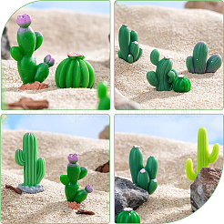 24Pcs 12 Styles Resin Cactus Mini Model&nbsp;DJEW-SP0001-15