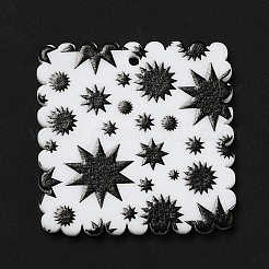 Opaque Acrylic Pendants&nbsp;SACR-P014-12A
