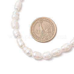 Natural Cultured Freshwater Pearl Rice Beaded Necklaces for Women&nbsp;NJEW-JN05337-02