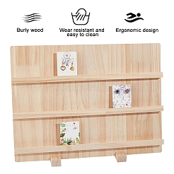 Synthetic Wooden Earring Display Stands&nbsp;EDIS-WH0015-04