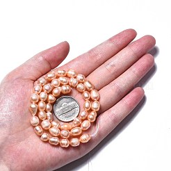 Natural Cultured Freshwater Pearl Beads Strands&nbsp;PEAR-N012-06B