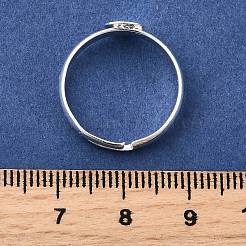 Adjustable Brass Pad Ring Bases&nbsp;KK-WH0001-002S-RS