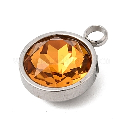 Birthstone Theme November 304 Stainless Steel Pendants&nbsp;STAS-G082-17P-11