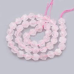 Natural Rose Quartz Beads Strands&nbsp;X-G-S332-6mm-013