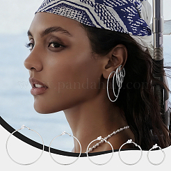 15Pairs 5 Styles Alloy Clip-on Earrings&nbsp;EJEW-PH0001-60