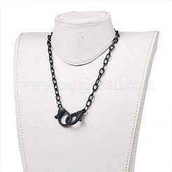 Personalized ABS Plastic Cable Chain Necklaces&nbsp;NJEW-JN02850