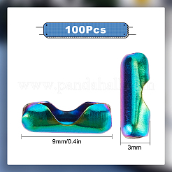 Ion Plating(IP) 304 Stainless Steel Ball Chain Connectors&nbsp;STAS-SC0003-86