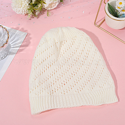 Acrylic Fiber Hand Woven Hat&nbsp;AJEW-WH20067-095A