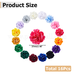 16Pcs Flower Cloth Pins&nbsp;JEWB-WH0020-113