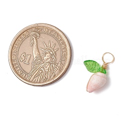 12Pcs 4 Styles Natural Sea Shell Copper Wire Wrapped Pendants&nbsp;PALLOY-JF03610