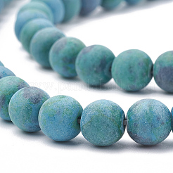 Synthetic Chrysocolla Beads Strands&nbsp;G-T106-193
