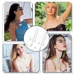 8 Pairs 4 Style Adjustable Transparent Bra Straps&nbsp;FIND-GF0003-54