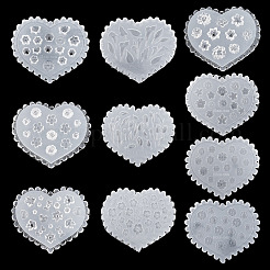 10Pcs 10 Styles Silicone Polymer Clay Mold&nbsp;DIY-TA0012-79