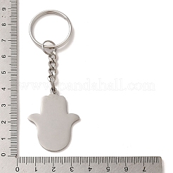201 Stainless Steel Keychains&nbsp;KEYC-P019-01B-P