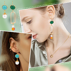DIY Blank Dome Earring Making Kit&nbsp;DIY-UN0003-75