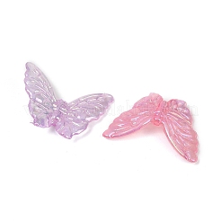UV Plating & Luminous Transparent Acrylic Beads&nbsp;MACR-L007-20