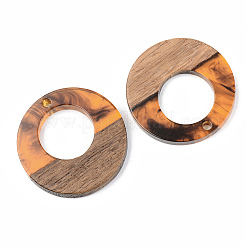 Resin & Walnut Wood Pendants&nbsp;RESI-S389-036A-A01