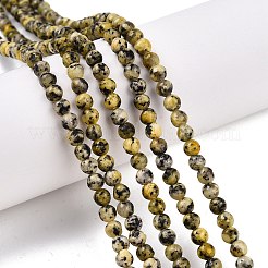 Dyed Natural White Jade Beads Strands&nbsp;G-T140-4mm-B04