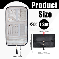Rectangle PU Leather Envelope Travel Folding Rolls&nbsp;AJEW-WH0248-887A