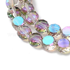 Electroplate Glass Beads Strands&nbsp;EGLA-C010-01A-HR02