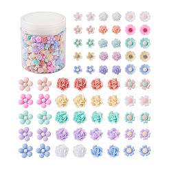 700Pcs 7 Styles Opaque Resin Cabochons&nbsp;CRES-CD0001-07